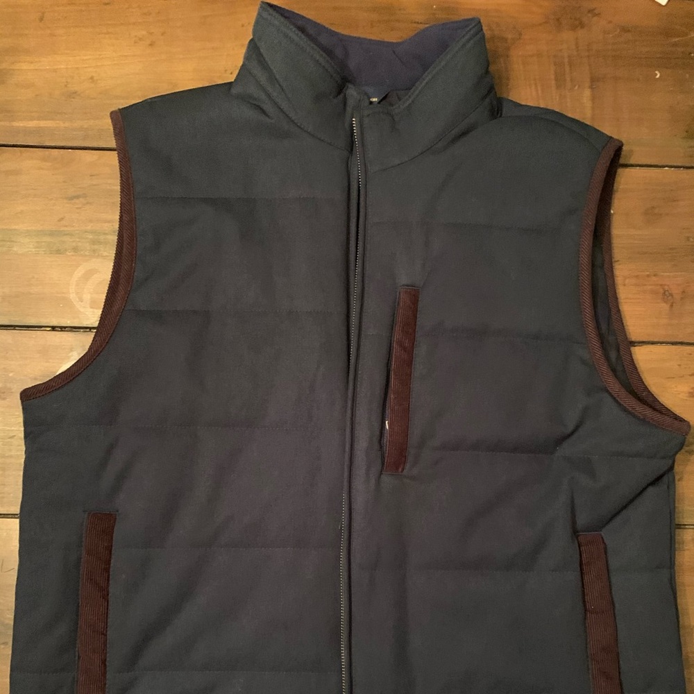 Brooks Brothers Navy Vest Men’s Size L